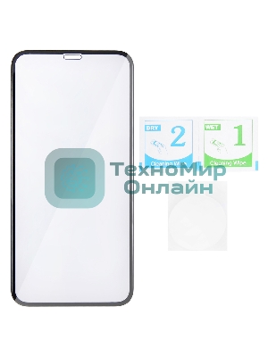 Защитное стекло для экрана Digma для Apple iPhone X/XS/11 Pro 3D 1шт. (DGG3AP11PA)