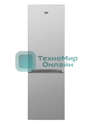 Холодильник Beko RCNK270K20S серебристый двухкамерный 163/76л морозилка снизу