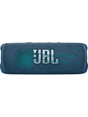 Портативная акустика JBL Flip 6 синий, Bluetooth 5.1, время воспроизведения 12 ч, емкость аккумулятора 4800 mAh, время заряда 2,5 ч, синий