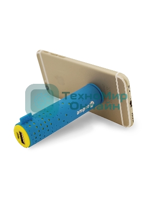 Внешняя аккумуляторная батарея AI-TUBE B 3100mAh (11Wh) голубая Amperin