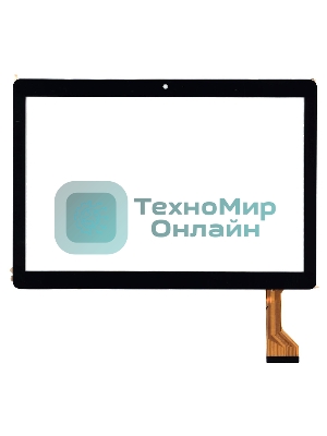 Сенсорное стекло (тачскрин) TurboPad 1015 3G, черное