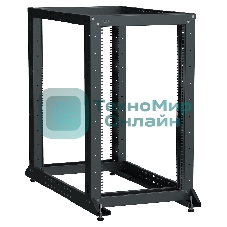 Стойка двухрамная ITK Linea LF05-24U61-2GM 24U 600 мм X 1000 мм 700 кг черный