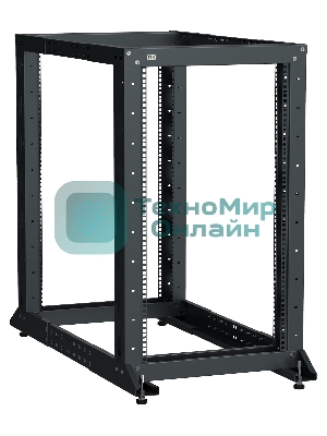 Стойка двухрамная ITK Linea LF05-24U61-2GM 24U 600 мм X 1000 мм 700 кг черный