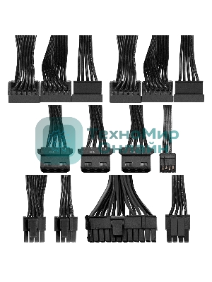 Блок питания 650W ExeGate M650 GOLD (SFX, APFC, КПД 90% (80 PLUS GOLD), 9см fan, 24pin, (4+4)pin, 2xPCI-E, 6xSATA, 3xIDE, 1xFDD, Full Cable Management, black, ATX adapter, Retail box)