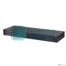 Коммутатор гигабитный 24-портовый неуправляемый Dahua DH-SG1024 22xRJ45 1Gb, 2xRJ45 1Gb uplink, коммутация 48 Гбит/с, MAC-таблица 8K, металл