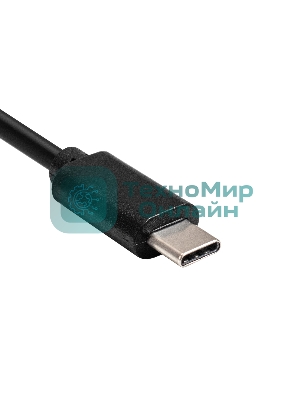 USB-концентратор 4-в-1 ExeGate DUB-211C (кабель-адаптер USB3.0 Type-C --> 2xUSB2.0, 1xUSB3.0 (5Gb/s), Type-C DATA (480MB/s), Plug&Play, черный)