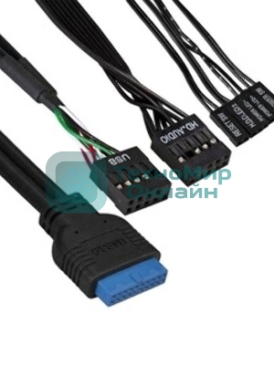 Компьютерный корпус Minitower ExeGate BAA-308U2-AAA400 (mATX, БП AAA400 с вент. 8см, 1хUSB+2хUSB 3.0, HD Audio, черный)