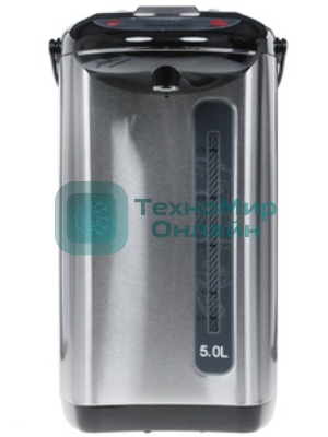 Термопот Centek CT-1083 (сталь) 5.0л, 750Вт, 3 способа подачи воды, двойная защита от перегрева