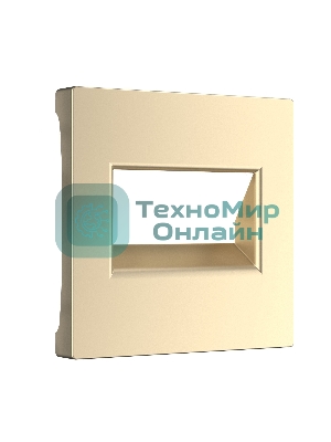 Накладка для двойной розетки Еthernet RJ-45 (шампань)