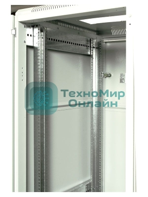 Шкаф телеком. напольный 42U (600x800) дверь металл (ШТК-М-42.6.8-3ААА) (3 коробки)