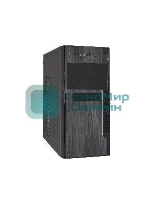 Компьютерный корпус Minitower ExeGate EX283244RUS MA-373X-UN500 Black, mATX (UN500, 120мм) 2*USB, Audio
