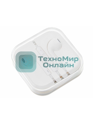 Проводные наушники Rexant (18-0150) белый, вкладыши, разъем Jack 3.5 мм