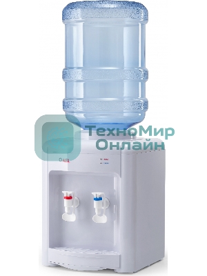Кулер для воды AEL TD-AEL-340 v.2, верхняя загрузка, нагрев 95 °С, охлаждение 10 °С, белый