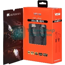 Кабель VCOM CG864-2M HDMI 19M/M,ver. 2.1, 8K@60 Hz 2m VCOM CG864-2M