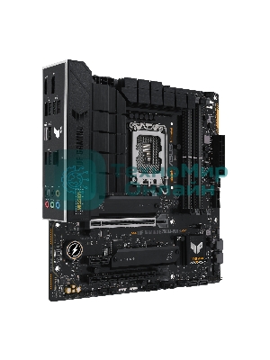 Материнская плата ASUS TUF GAMING B760M-PLUS, LGA 1700, Intel B760, 4xDDR5, 4xSATA, 2xM.2, 1xPCIe 5.0 x16, 1xPCIe 4.0 x4, 1xPCIe x1, 2xUSB-A 3.2 Gen 2, 3xUSB-A 3.2 Gen 1, 2xUSB 2.0, 1xUSB-C 3.2 Gen 2x2, 1x2.5Gb LAN, 5x3.5 мм, 7.1, mATX