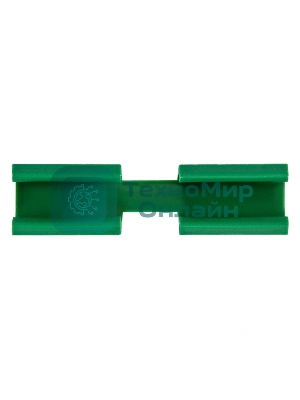 Универсальные зажимы для крепления пленки к каркасу парника Palisad d12мм, 20 шт/уп, зеленые