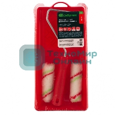 Малярный набор Сибртех для работ с эмалями: кювета 150 мм х 290 мм и мини-валик 110 мм