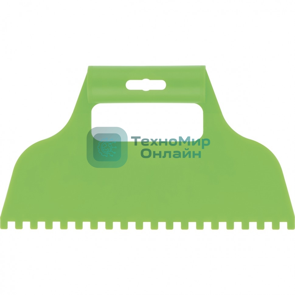 Шпатель для клея Сибртех пластмассовый, зубчатый 6х6 мм