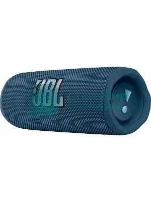 Портативная акустика JBL Flip 6 синий, Bluetooth 5.1, время воспроизведения 12 ч, емкость аккумулятора 4800 mAh, время заряда 2,5 ч, синий
