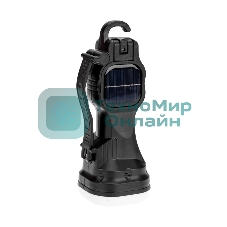 Фонарь кемпинговый Rexant с солнечной батареей и крюком