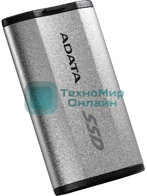 Внешний SSD ADATA SD810, 500 Gb, USB 3.2 Gen 2x2 Type-C, R/W 2000/2000, серебристый