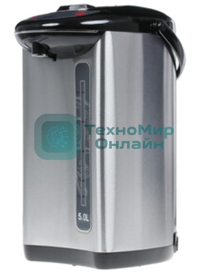 Термопот Centek CT-1083 (сталь) 5.0л, 750Вт, 3 способа подачи воды, двойная защита от перегрева