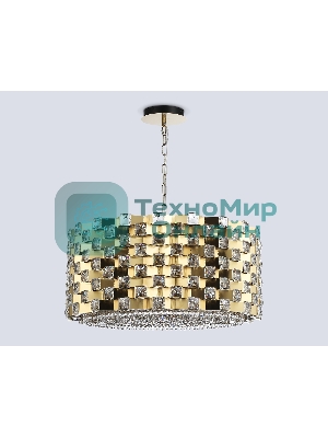 Люстра Ambrella light LH41009/18 BS/CL латунь/прозрачный E14*18 max 40W D700*320