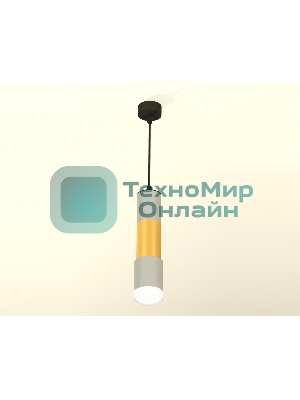 Светильник Ambrella Light XP7423042 SGR/PYG/CL серый песок/золото желтое полированное/прозрачный MR16 GU5.3