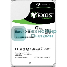 Жесткий диск Seagate 16Tb, ST16000NM002G, SAS Exos X16, 7200 rpm, 256Mb buffer