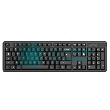 Клавиатура проводная A4Tech KK-3, USB, черный