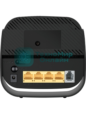 Роутер беспроводной D-Link DSL-2640U/R1A ADSL2+ черный ANNEX А