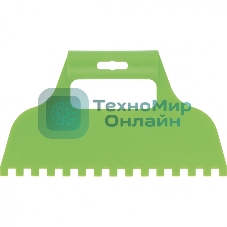 Шпатель для клея Сибртех пластмассовый, зубчатый 8х8 мм