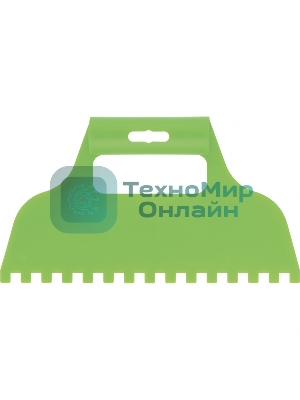 Шпатель для клея Сибртех пластмассовый, зубчатый 8х8 мм