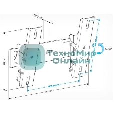 Кронштейн для телевизора Holder LCD-T2611 черный 22