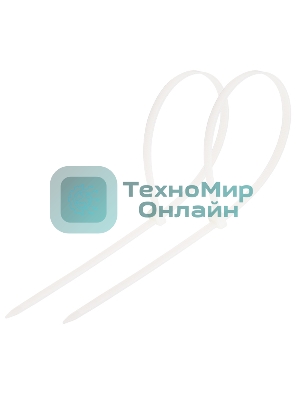 Хомут-стяжка кабельная нейлоновая Rexant 500 x 4,8 мм, белая, упаковка 100 шт.