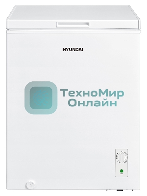 Морозильный ларь Hyundai CH1505, белый, 142л