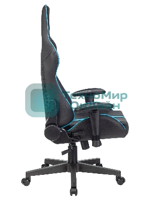 Кресло игровое A4Tech X7 GG-1200 черный/голубой искусственная кожа крестовина пластик