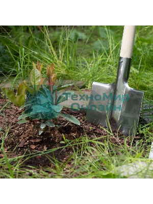 Лопата штыковая Сибртех нерж. сталь, 200х265 мм, ребра жесткости, без черенка, Россия