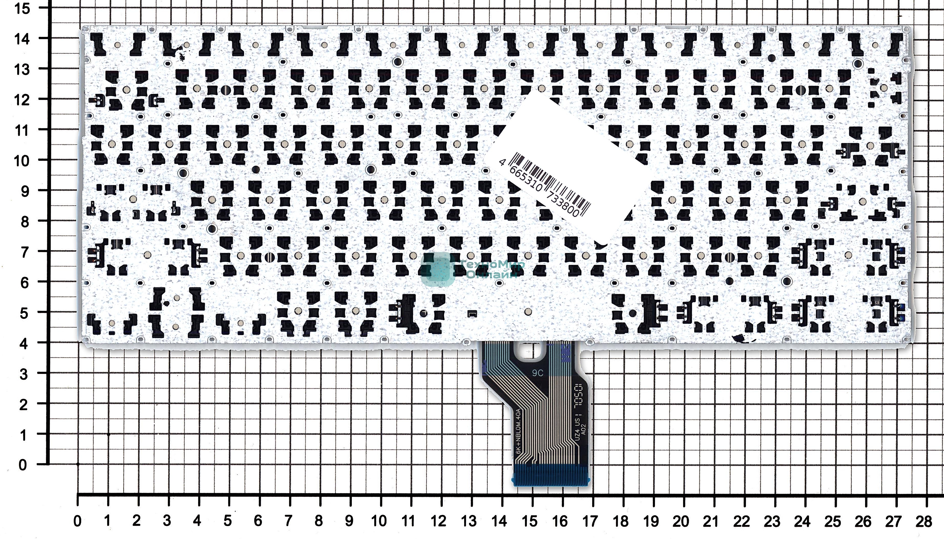Клавиатура для ноутбука Asus C213NA-1A черная
