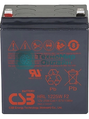 Батарея для ИБП CSB HRL 1225W (12V 6Ah) F2