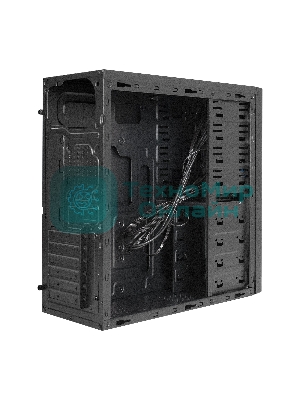 Компьютерный корпус Miditower ExeGate XP-330U EX272731RUSMiditowerXP-330U Black, ATX, (без БП), 2хUSB+2хUSB 3.0, Audio