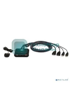 Переключатель KVM 2-Port USB FHD HDMI Cable KVM Switch