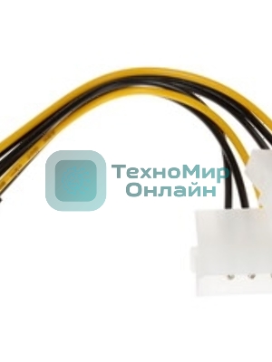Кабель питания Molex/PCI-E 6pin 0.15м
