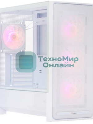 Корпус Ocypus Delta C70 WH ARGB, Midi-Tower, белый, 4 x 120 мм