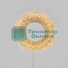 Гирлянда светодиодная Роса Фейерверк c трансформатором 20м 2000 LED ТЕПЛЫЙ БЕЛЫЙ IP44 230В NEON-NIGHT