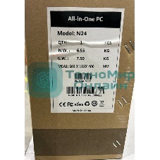 (Из ремонта, рабочий, гарантия 14 дней) Платформа моноблока Prittec N24 H610 for Intel 12,13,14 gen/24