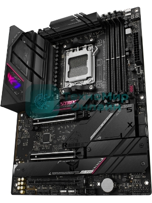 Материнская плата ASUS ROG STRIX B650E-E GAMING WIFI, AM5, AMD B650, 4xDDR5, 4xSATA, 4xM.2, 1xPCI-E 4.0 x4, 1xPCI-E 5.0 x8, 1xPCI-E 5.0 x16, 1xDP, 1xHDMI, 1x 2.5Gb LAN, 4xUSB-A 3.2 Gen 2, 6xUSB-A 3.2 Gen 2, 1xUSB-C 3.2 Gen 2, 1xUSB-C 3.2 Gen 2x2, 5x3.5 мм, TOSLINK, 7.1, ATX