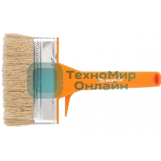 Кисть плоская Matrix для фасадных работ, 120х35 мм, натуральная щетина, пластиковая рукоятка