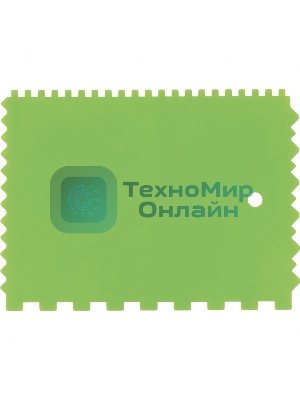 Шпатель для клея Сибртех, пластмассовый, 130х170 мм, зубчатый