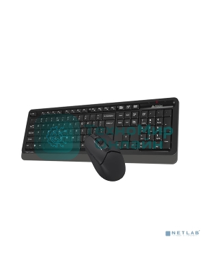 Комплект клавиатура+мышь A4Tech FStyler FG1012 беспроводной, USB, 1200 DPI, черный